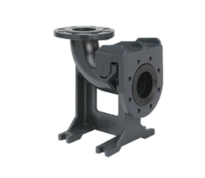 A black vertical or horizontal pump accessory for a water pump system.