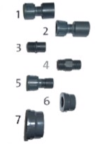 Adaptors (threaded adaptors)